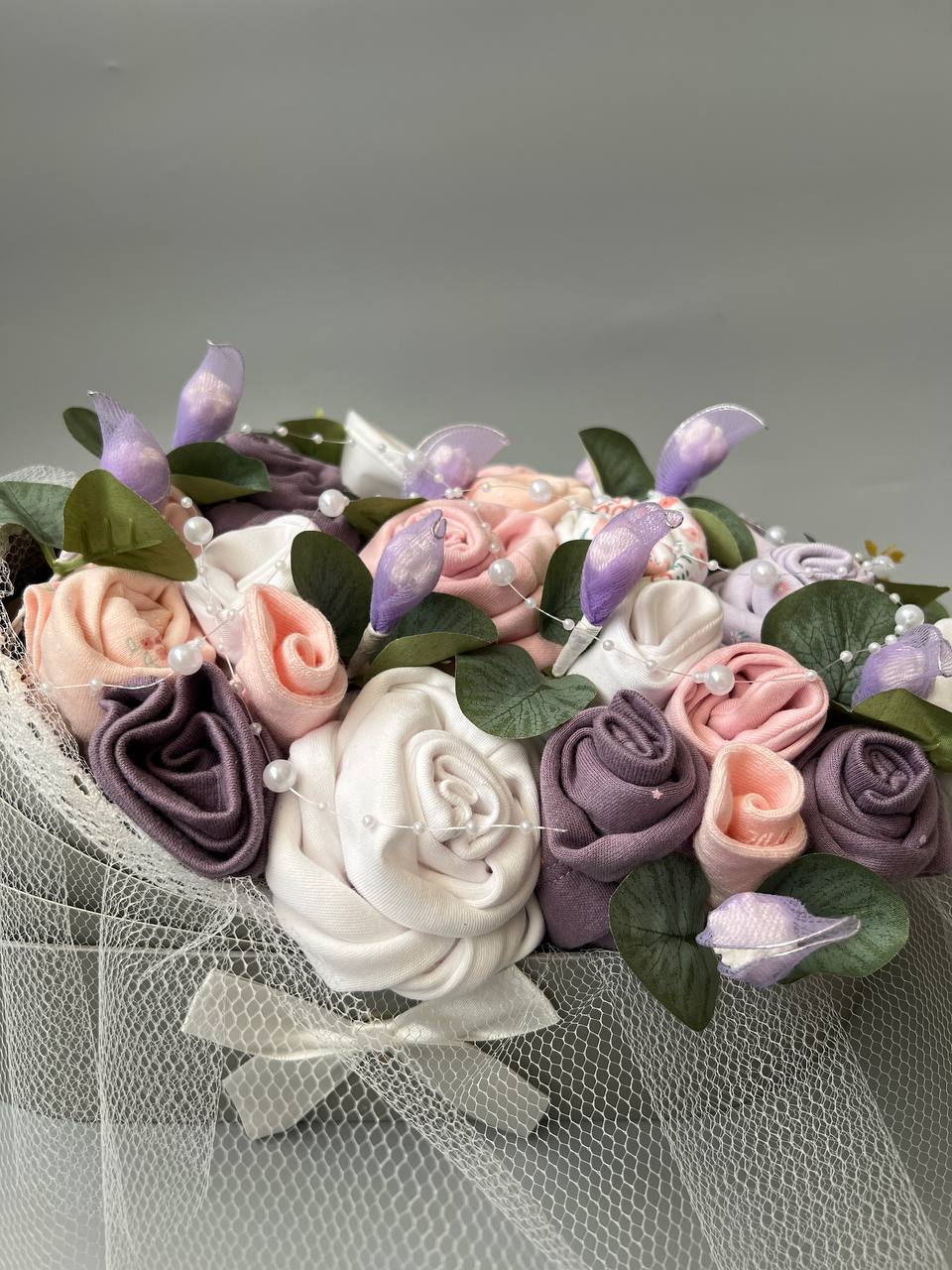 Purple paper stroller