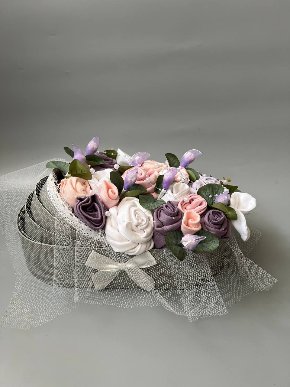 Purple paper stroller